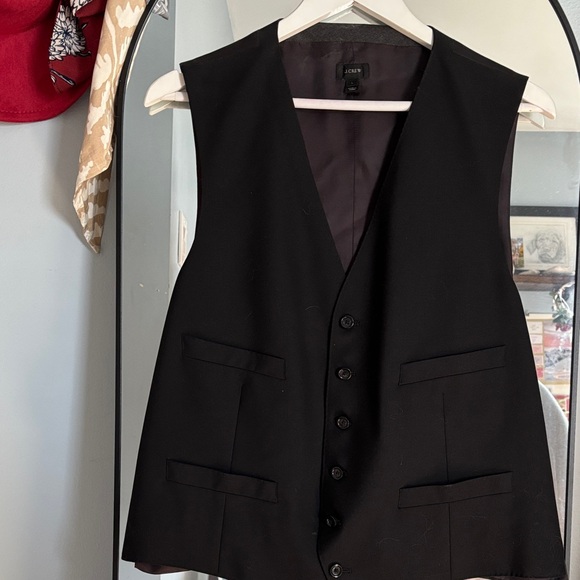 J. Crew Black Men's Suit Vest